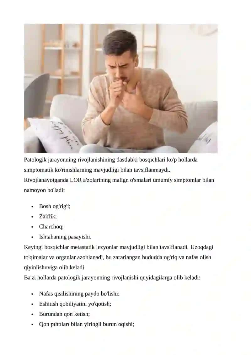 LOR A’ZOLARNMG O‘SMA KASALLIKLARI ADENOID VEGETATSIYALARI 3