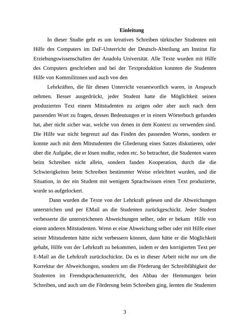Schreiben im DaF - Unterricht 3