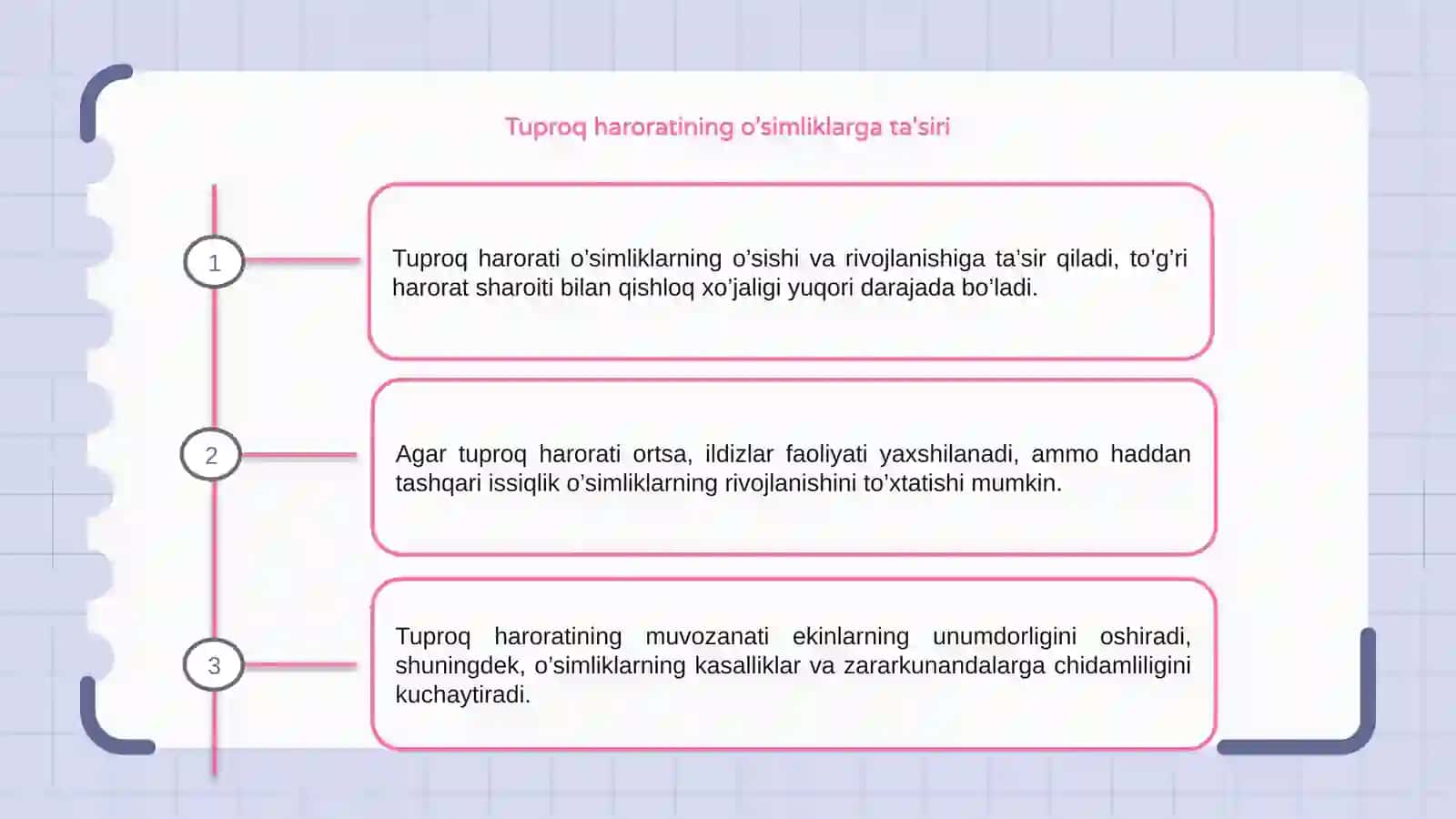 Tuproq haroratining o’simliklarga tasiri 3