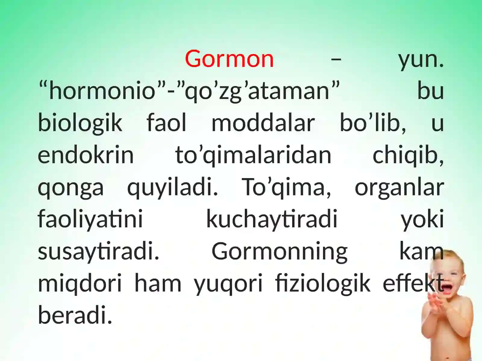 Gormonlarning ta’sir ko’rsatish mexanizmlari 3
