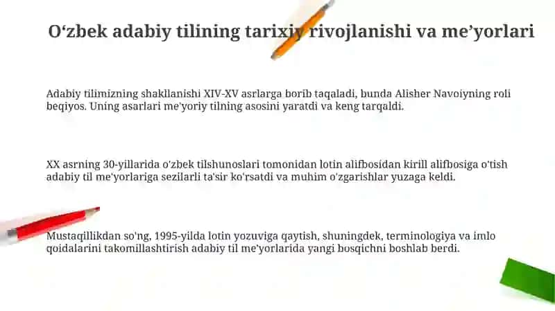 Oʻzbek adabiy nutuq me'yorlari 3