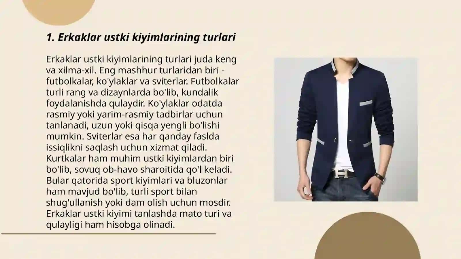 Erkaklar ustiki kiyimi ketma ketligi 3