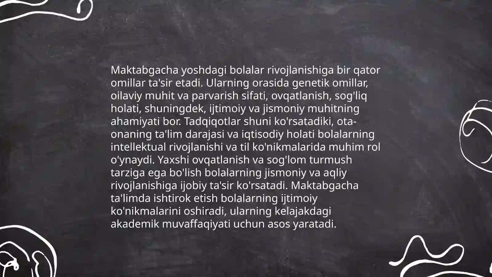 Maktabgacha tarbiya yoshdagi inqiroz 3