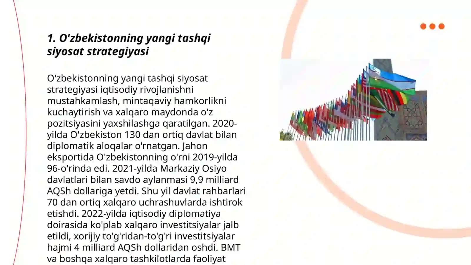 O‘zbekiston jahonga yuz tutmoqda 3
