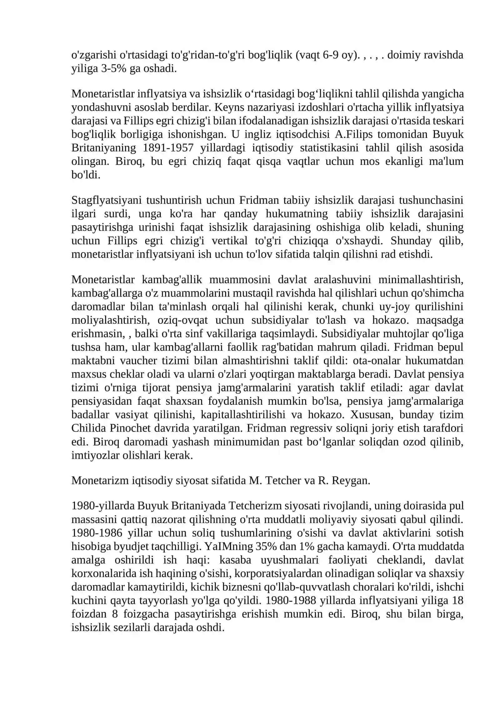 Zamonaviy neoklassik nazariya 3