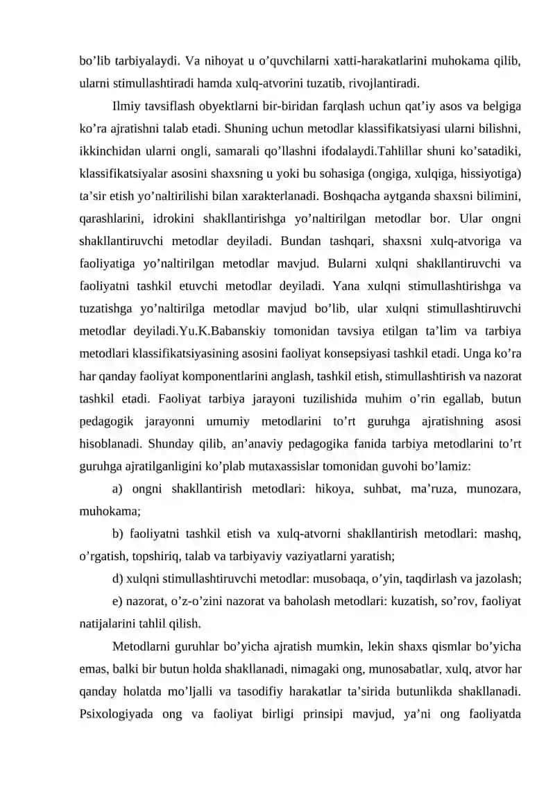 Tarbiya Metodlari 3
