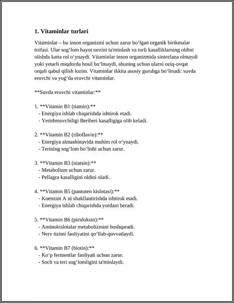 Vitaminlar 3