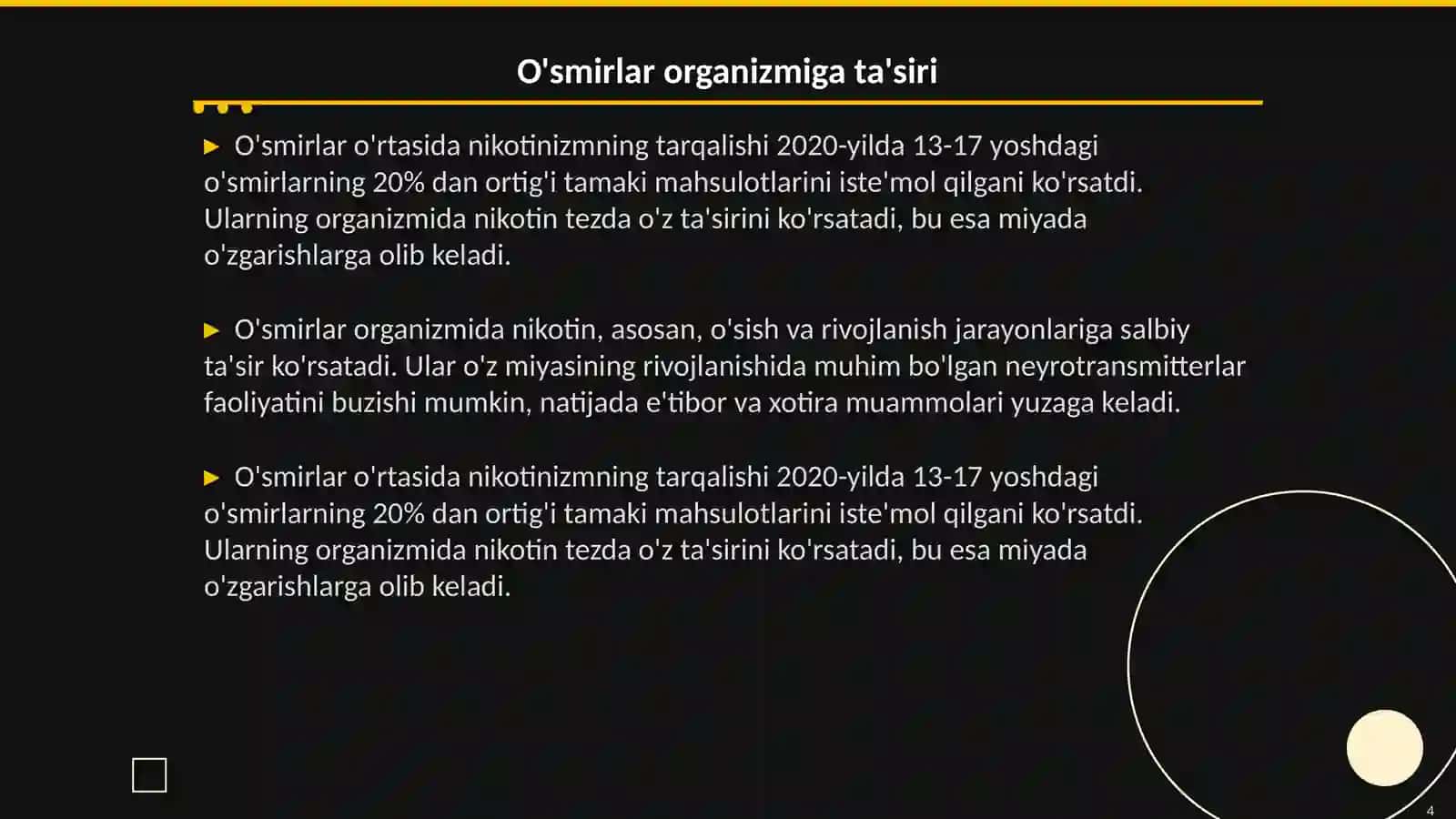 Nikotinizm va uning asoratlari 3