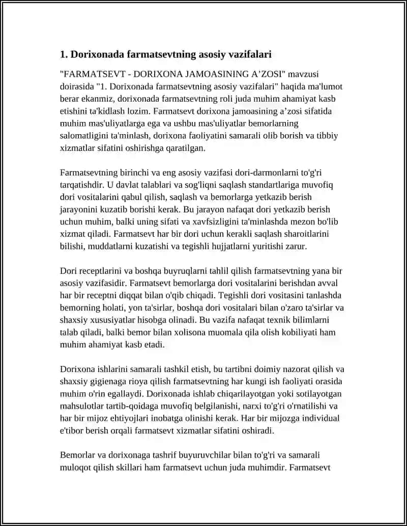 FARMATSEVT - DORIXONA JAMOASINING A’ZOSI 3