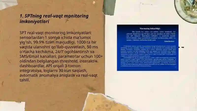 SPTning real-vaqt monitoring imkoniyatlari 3