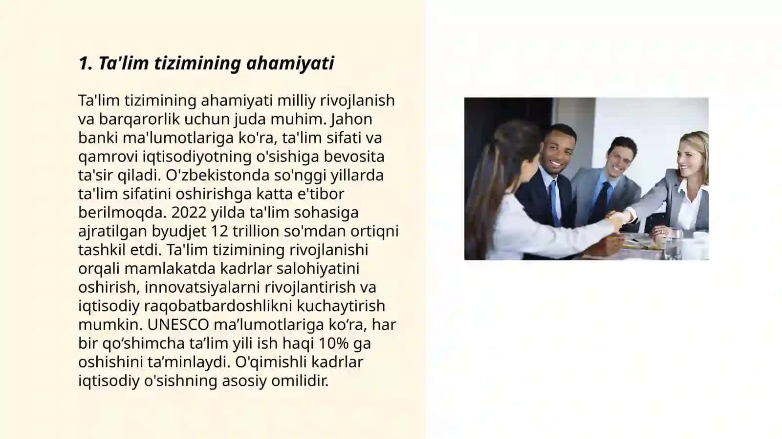 Ta'lim tizimining ahamiyati 3