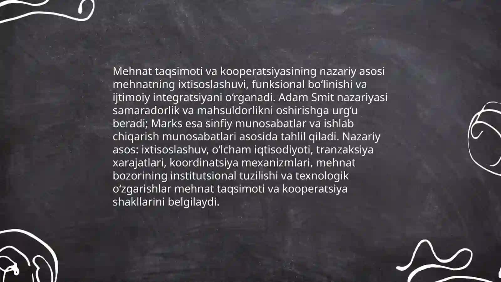 Mehnat taqsimoti va kooperatsiyasi 3