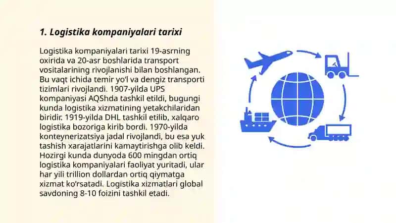 Logistika kompaniyalari 3