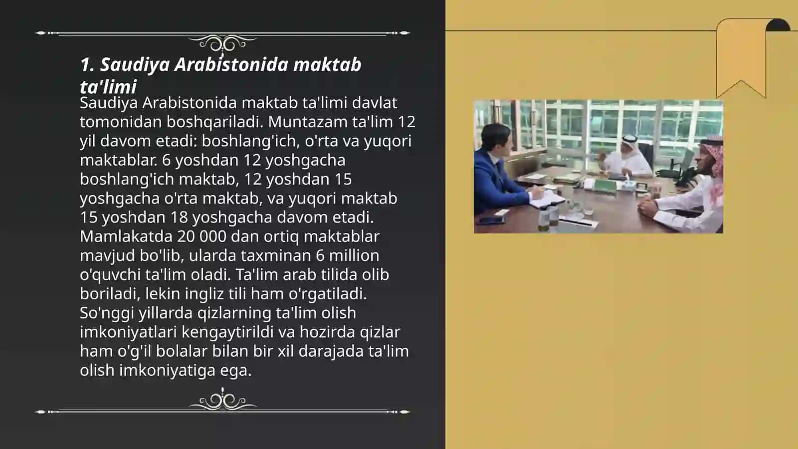 Saudiya arabistoni ta'lim tizimi 3