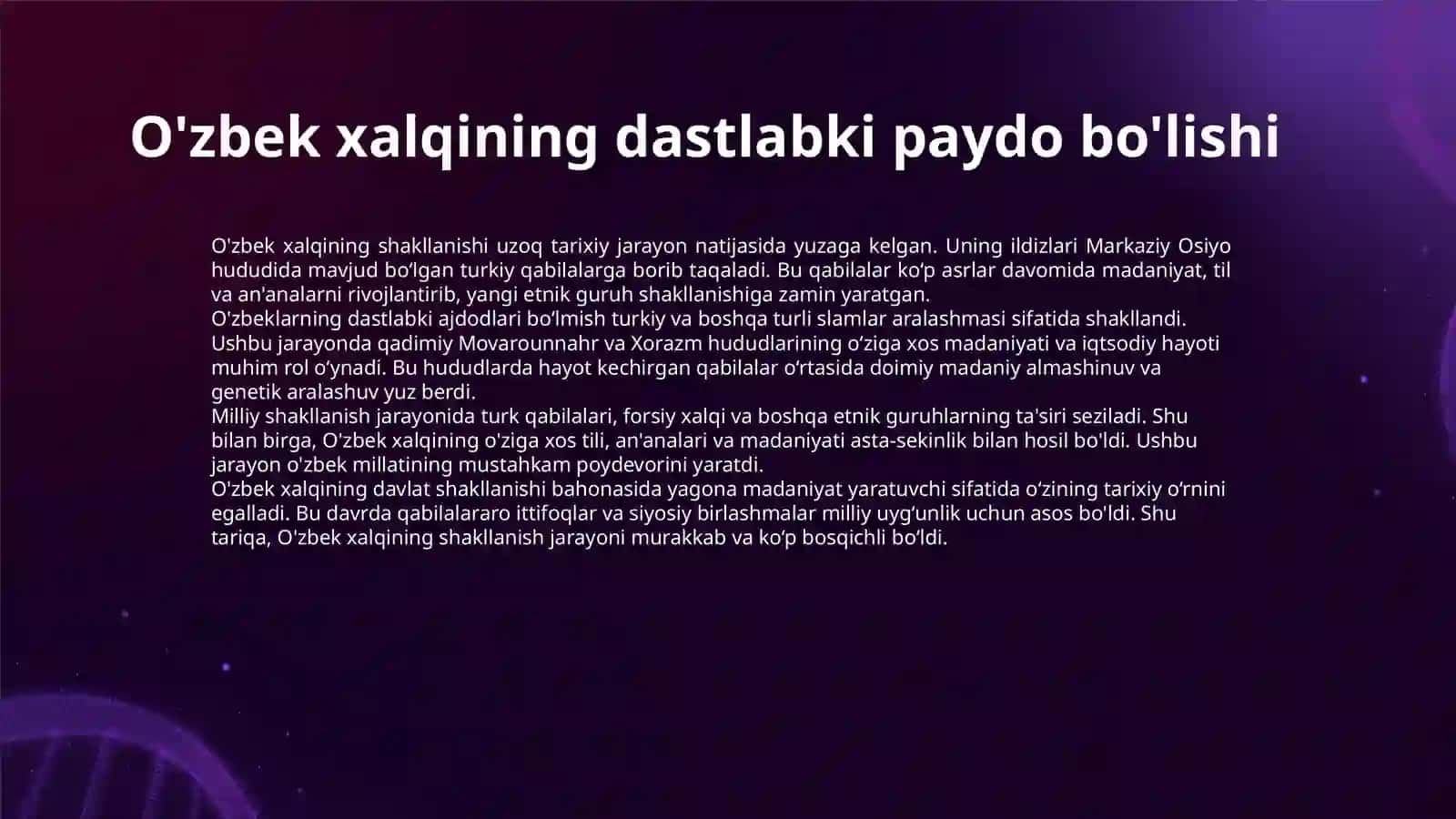 ÕZBEK XALQINING SHAKLLANISH JARAYONI 3