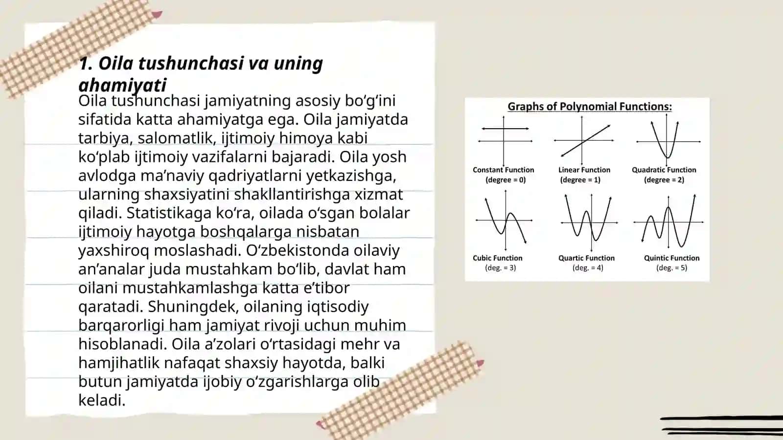 Oilning asosiy funksiyalari 3