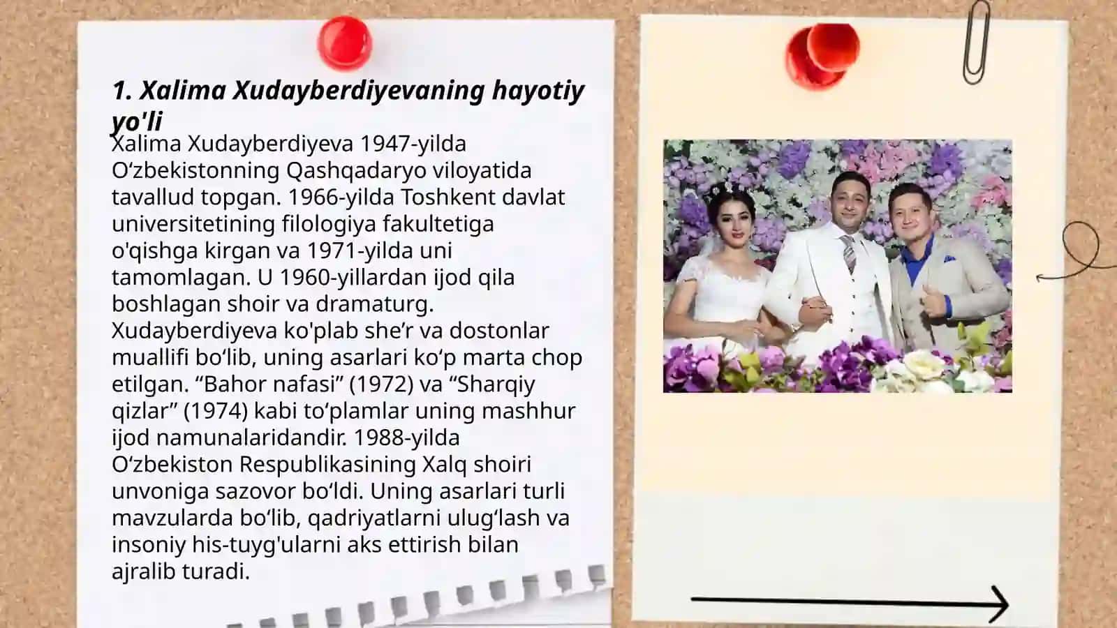Xalima Xudayberdiyeva hayoti va ijodi 3