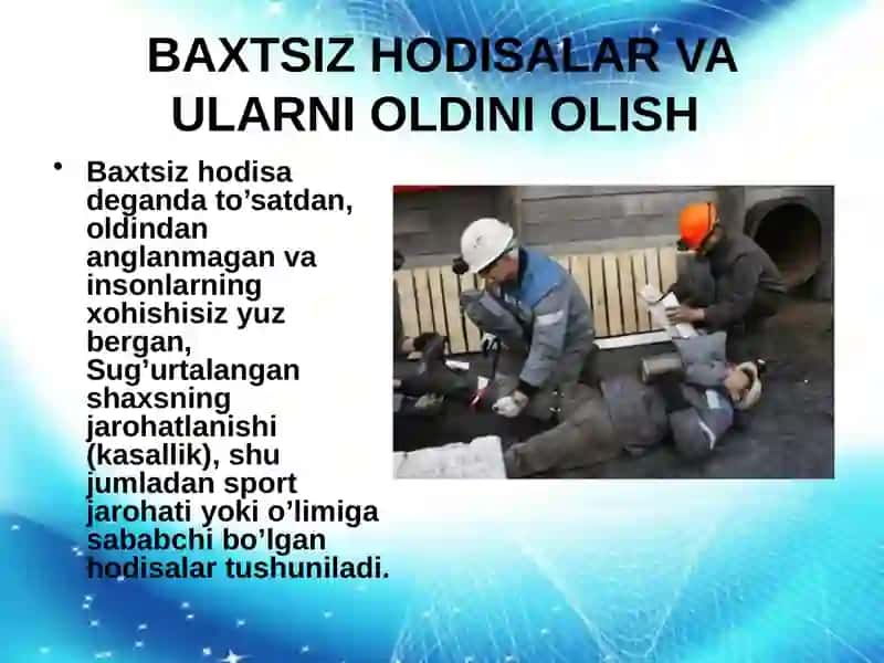 “Mexnat muhofazasi va texnika xavfsizligi” 3