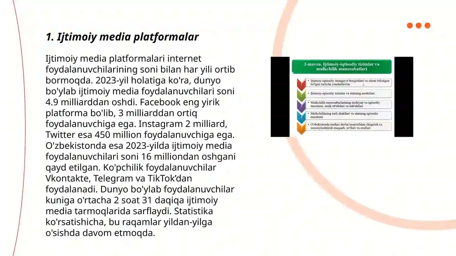 Ijtimoiy media shakllar 3