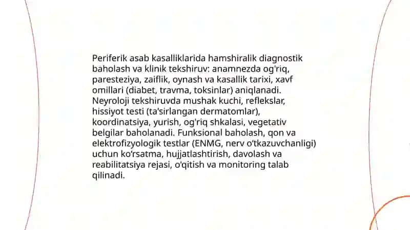 Periferik asab tizimi kasalliklarida hamshiralik ishi 3
