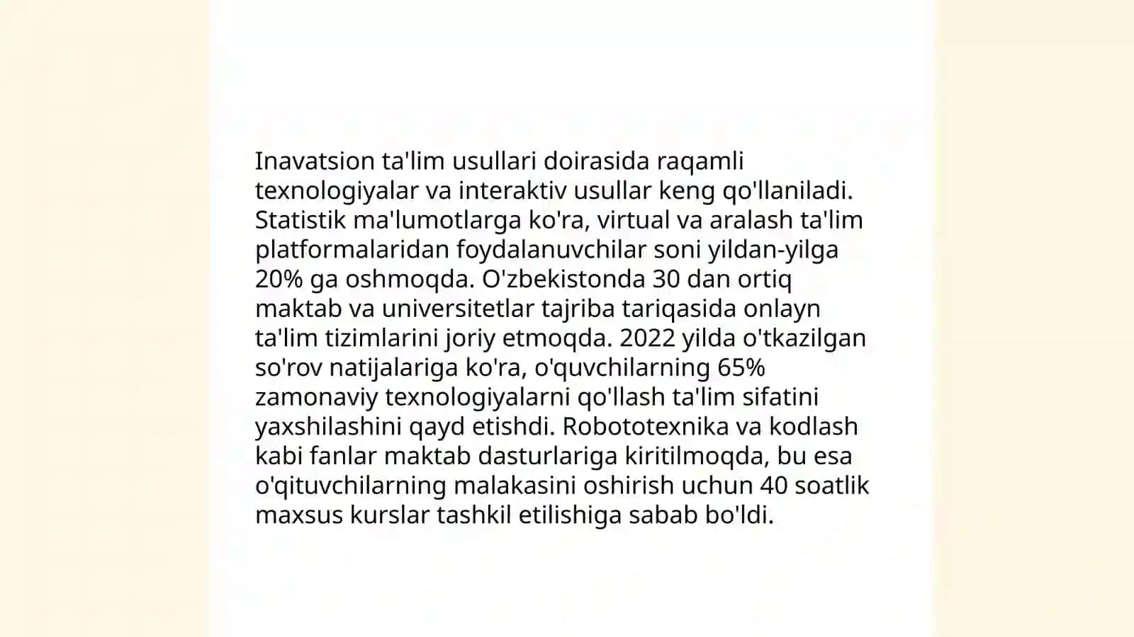 Pedagogikaning inavatsion faoliyati 3
