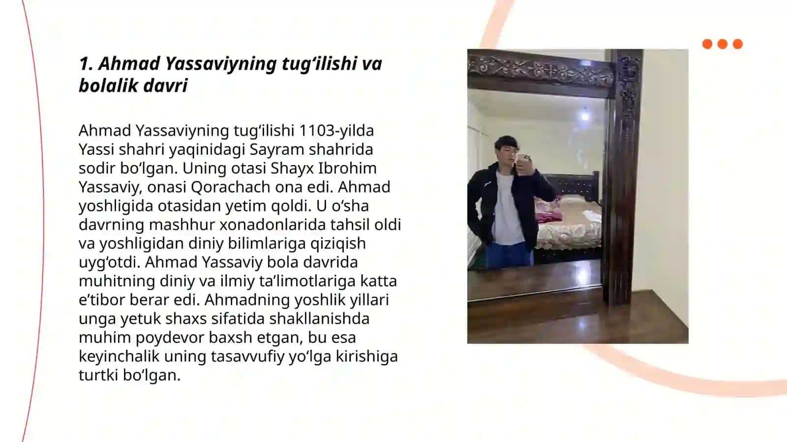 Ahmad Yassaviyning hayoti 3