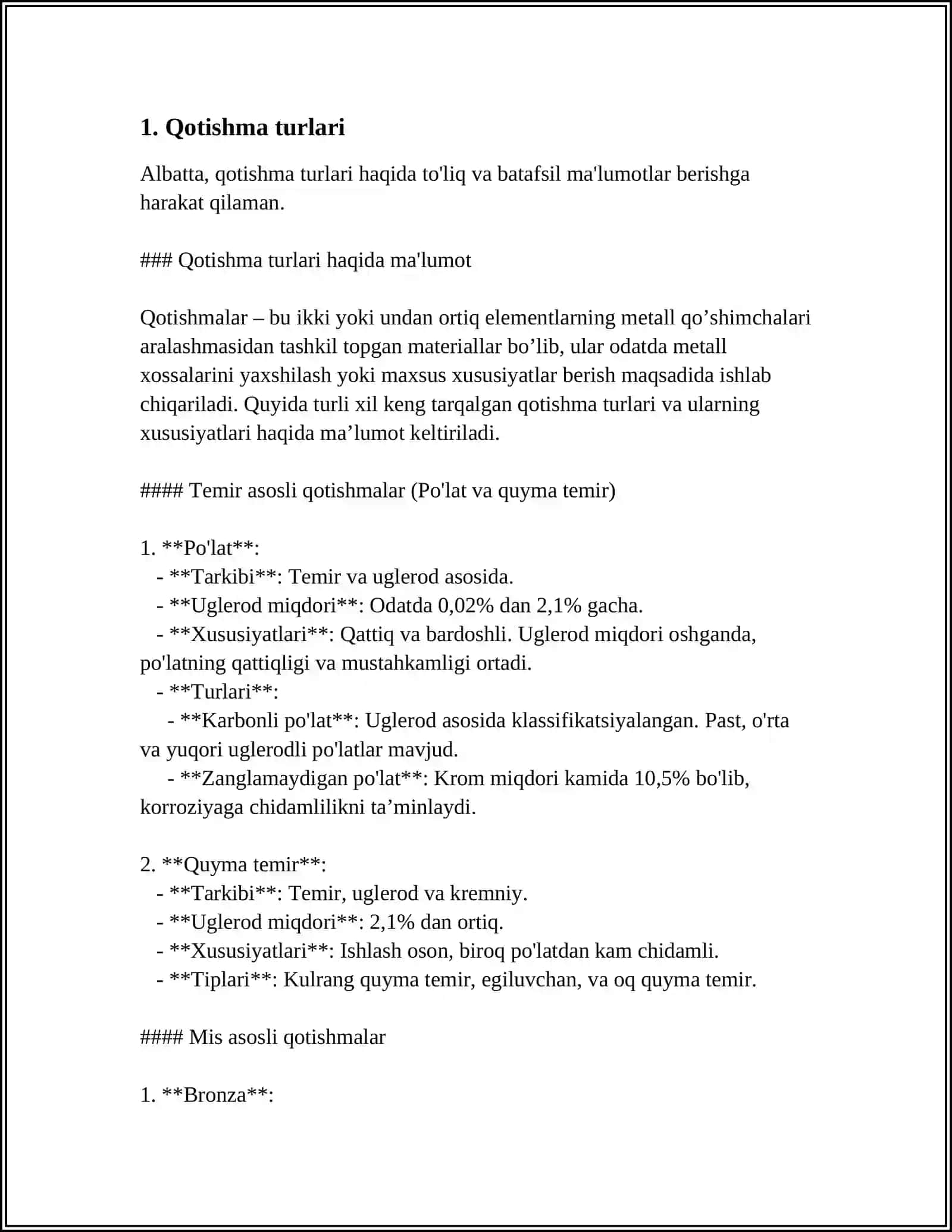 QOTISHMALAR VA ULARNING HOLAT DIAGRAMMASI 3