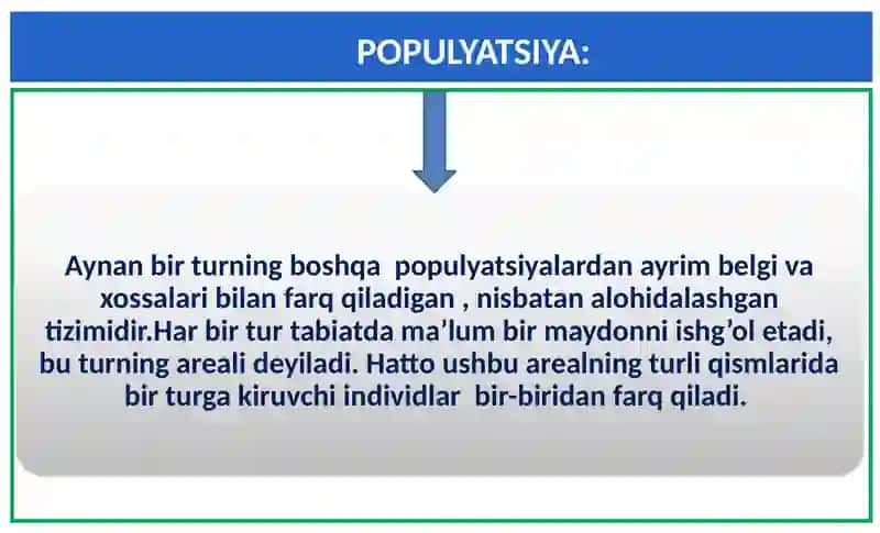 Tur evolyutsion jarayonning asosiy bosqichi 3