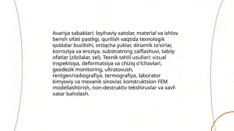 Binolarda avarya xolati 3