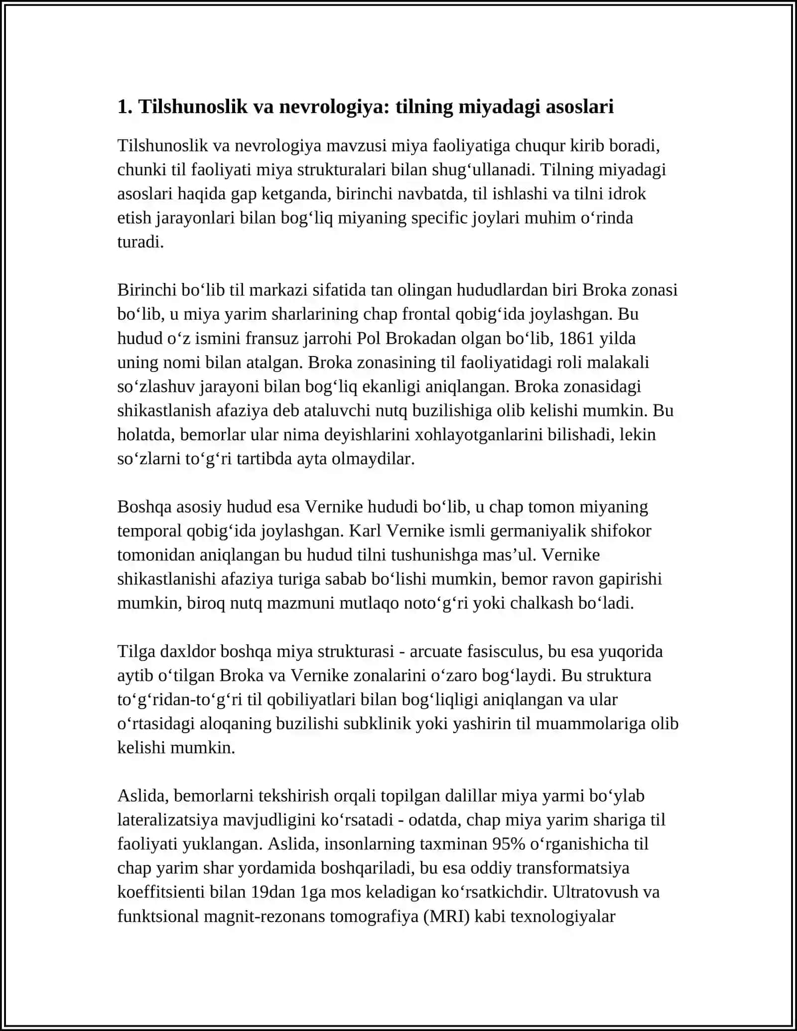 Tilshunoslik va nevrologiya 3
