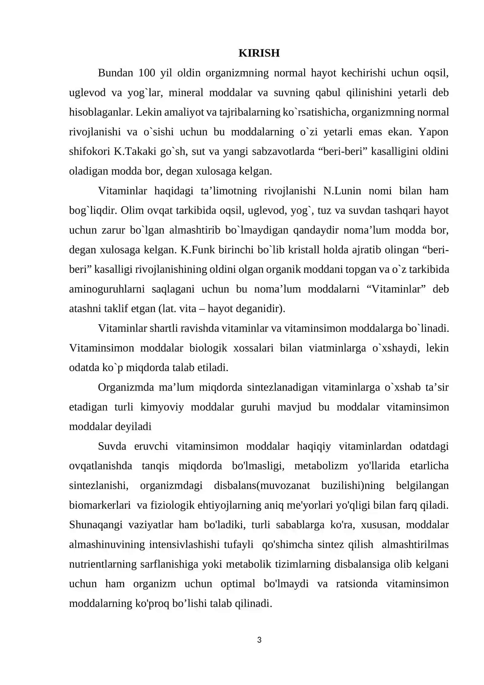 Organizmda vitaminlar balansining buzilishi 3