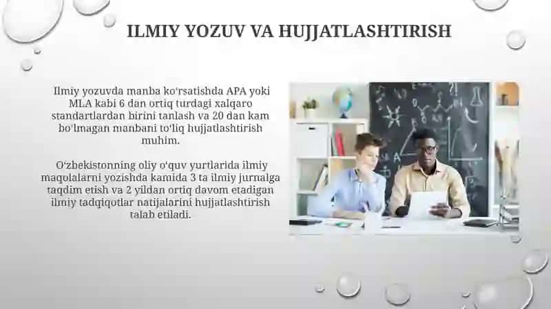 Akademik koʻnikmalar va kasbiy kompetentlik asoslari 3