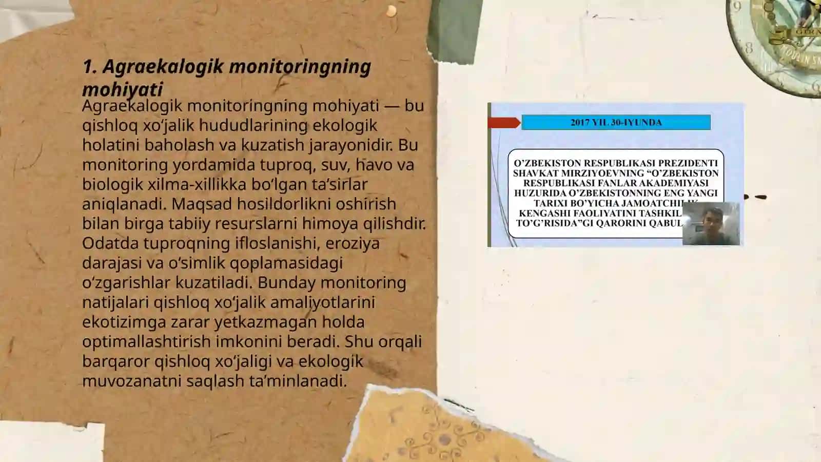Agraekalogik monitoring mohiyati maqsadi va asosiy yoʻnalishlari 3
