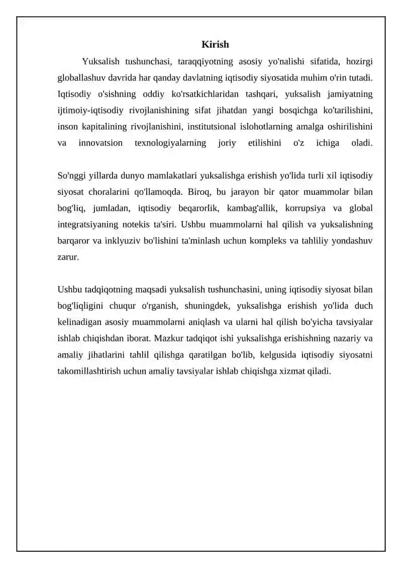 Yuksalish nazariyasi va iqtisodiy siyosat asoslari 3