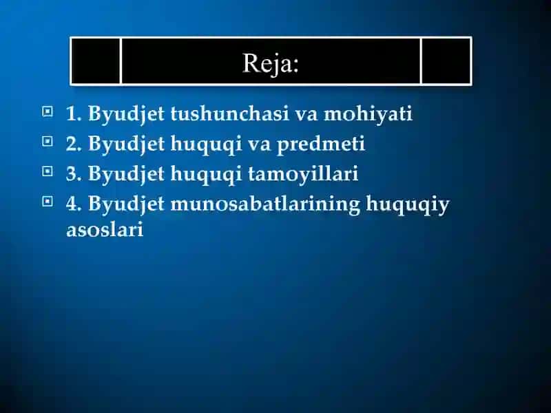 Byudjetning mоliyaviy-huquqiy аsоslаri 3