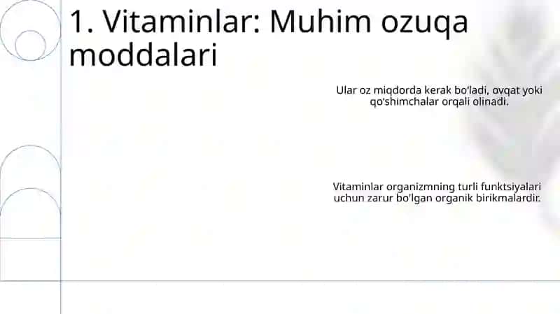 A vitaminozi va giper vitaminozi haqida 3