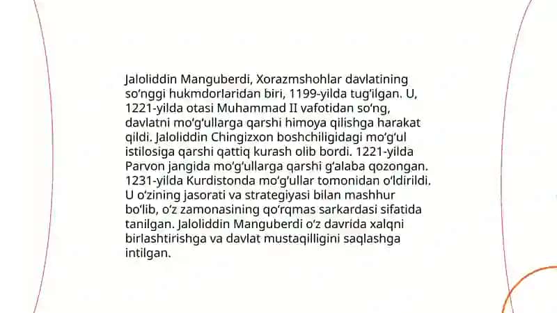 Jaloliddin Manguberdi - Vatan himoyachisi 3