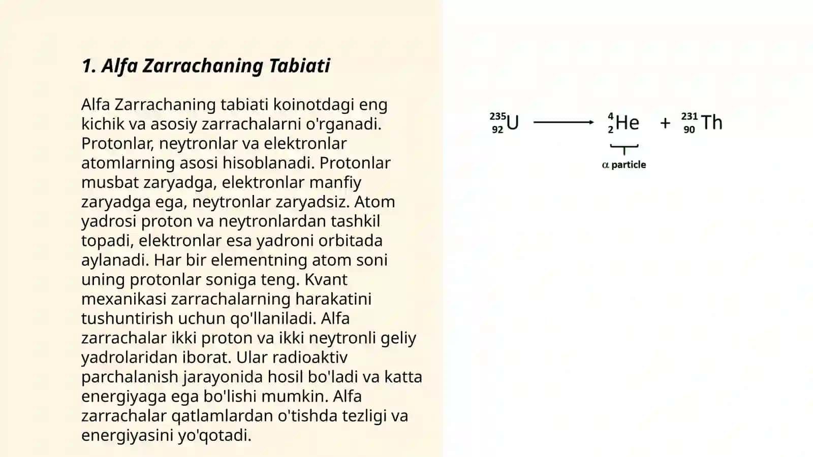 Alfa Zarrachaning Tabiati 3