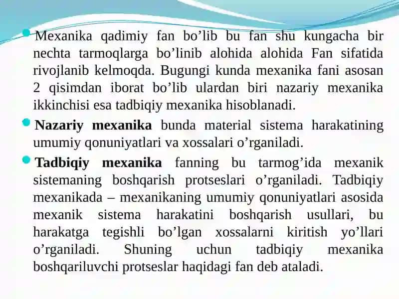 Mashina va mexanizmlar tuzilishi 3