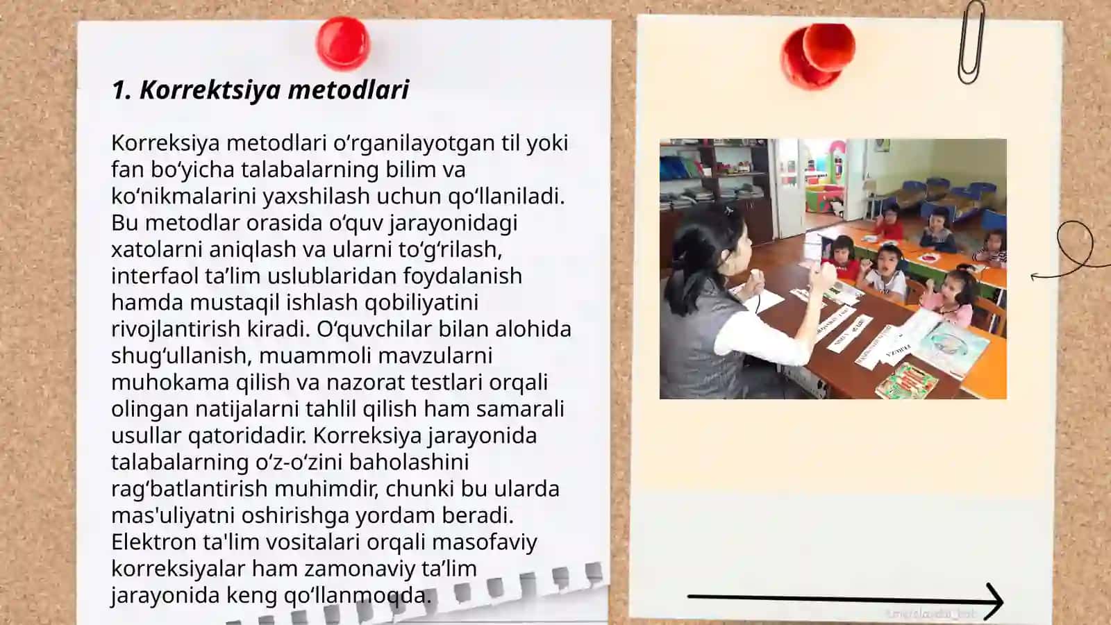 Korreksion sinflarning turlari 3