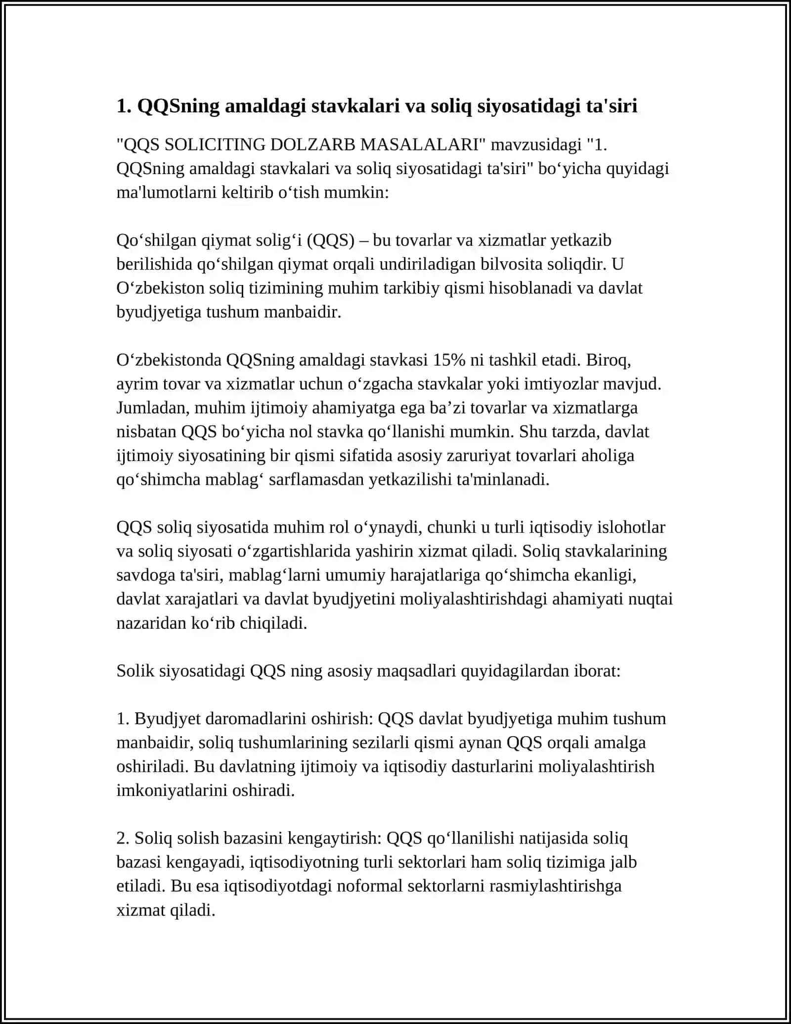 QQS SOLICITING DOLZARB MASALALARI 3