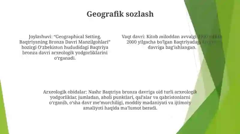 Baqtriyaning Bronza Davri Manzilgohlari 3