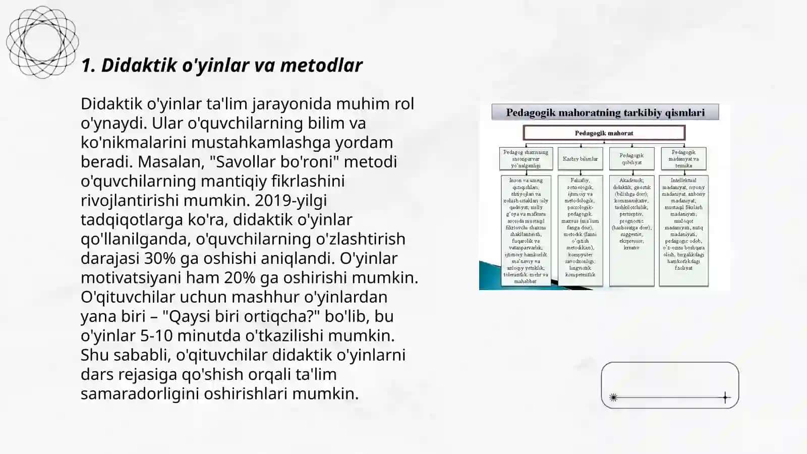 Didaktik o'yinlar va metodlar 3