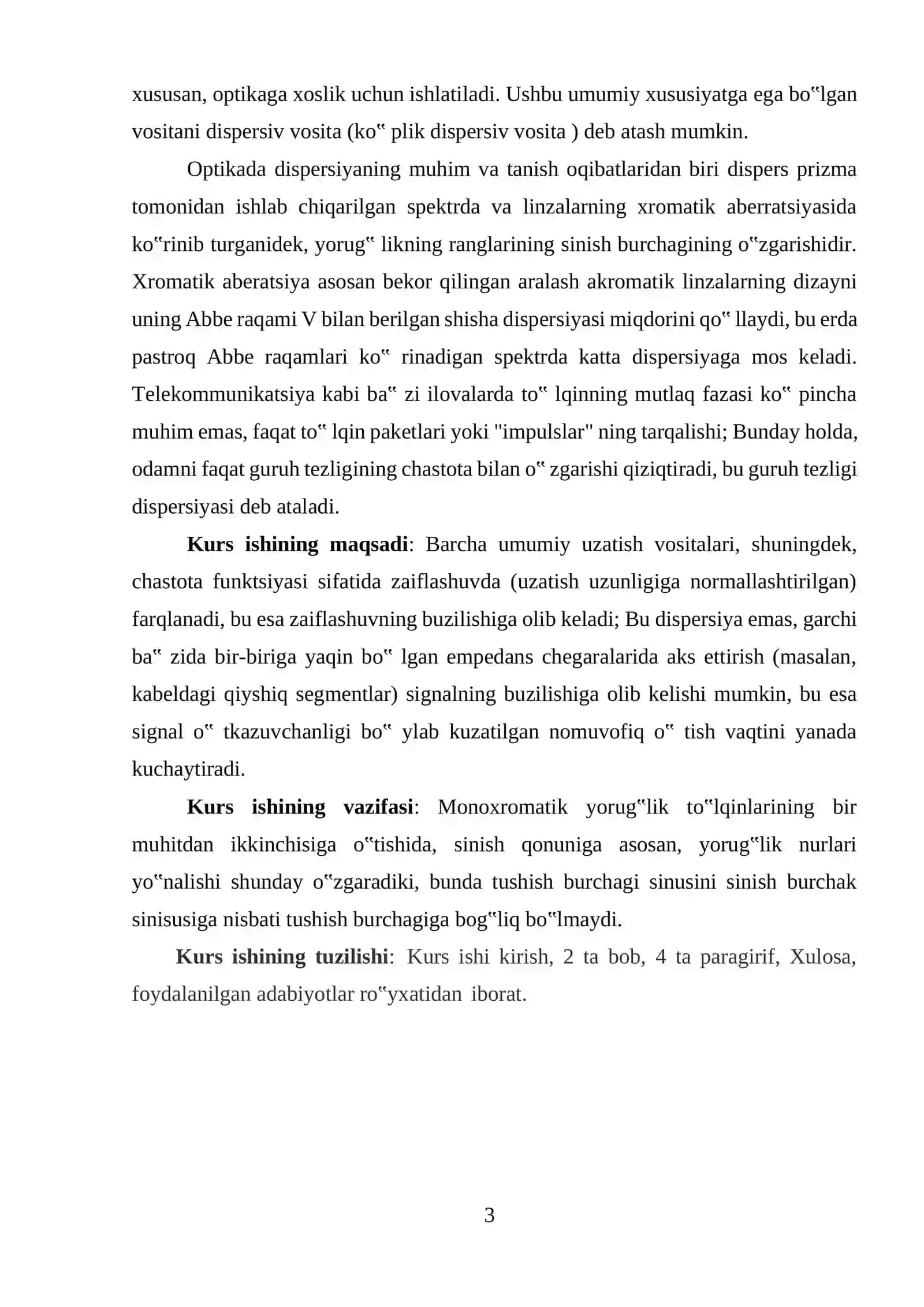 YORUG'LIK DISPERSIYASINING KLASSIK NAZARIYASI 3