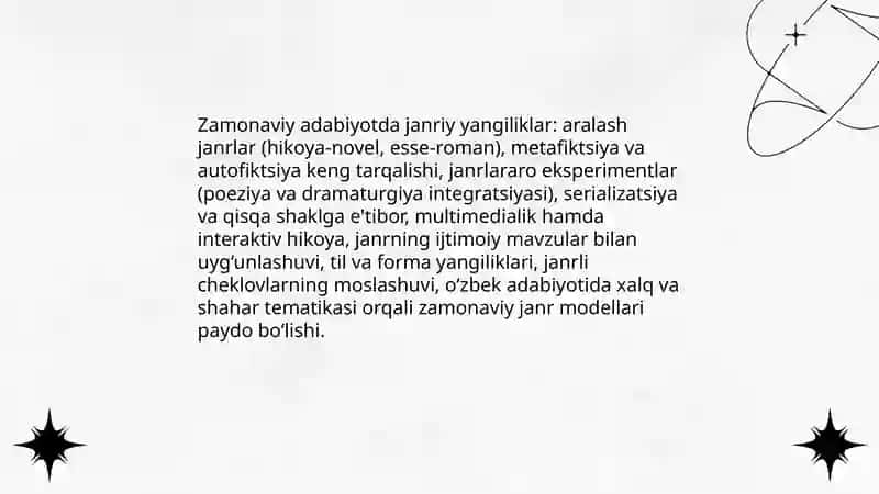 Hozirgi adabiy jarayon manzaralari 3