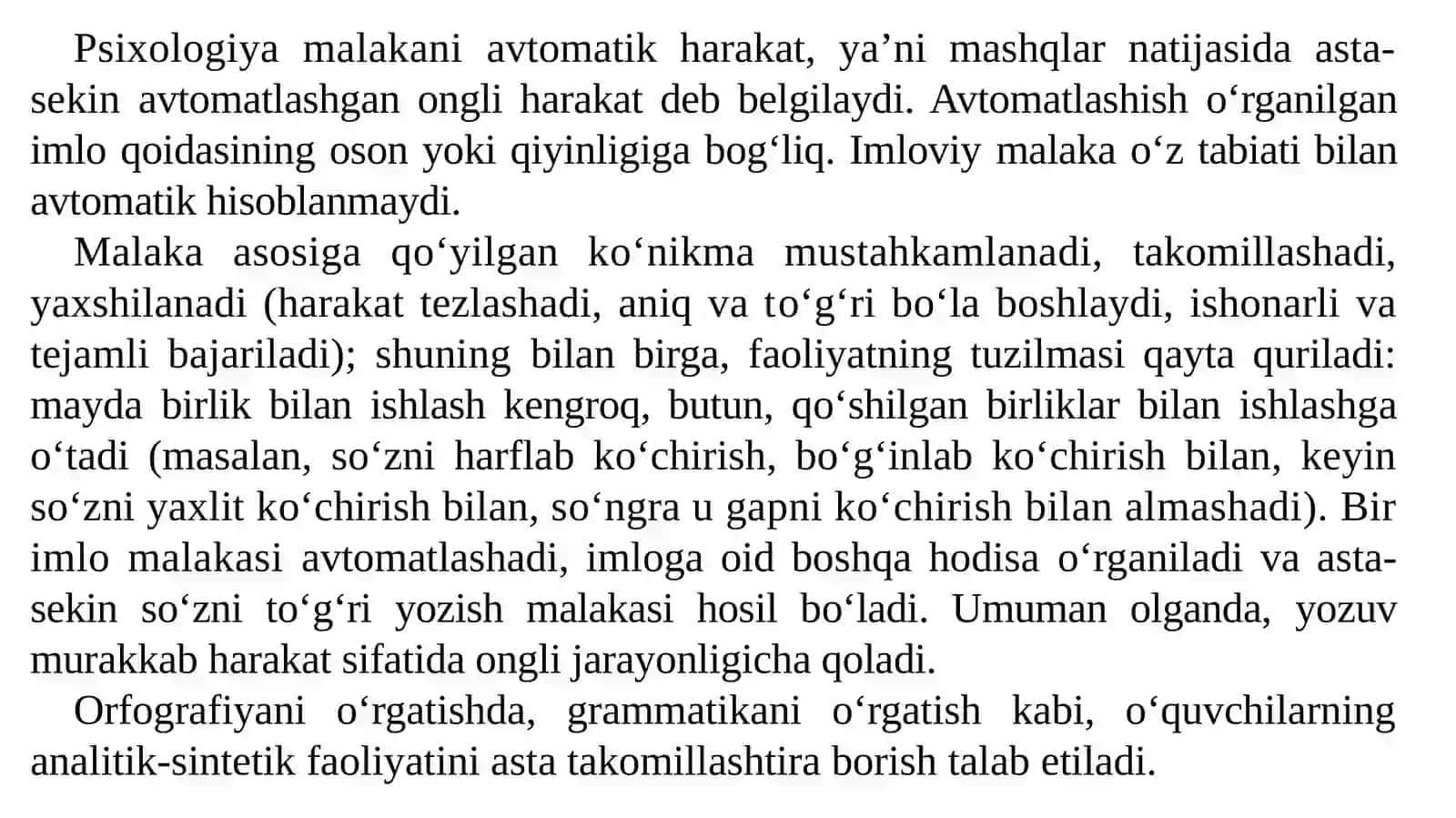 To‘g‘ri yozishni o‘rgatish yo‘nalishlari 3