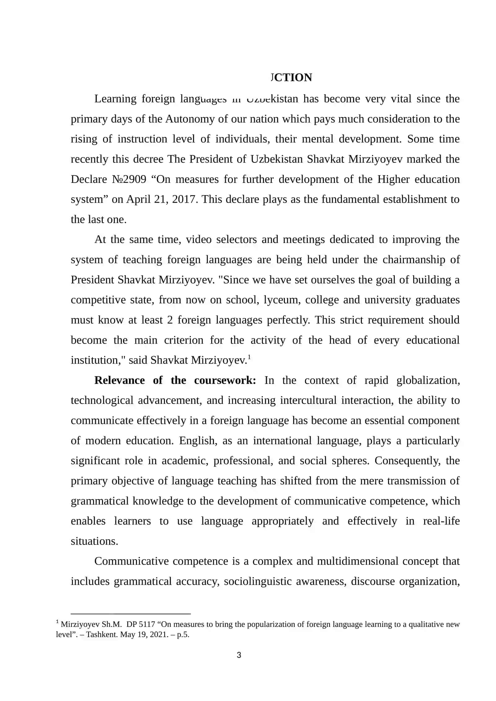 THE ROLE OF INTEGRATED SKILLS IN DEVELOPING COMMUNICATIVE COMPETENCE 3