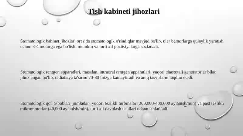Stomatologik kabinet jihozlari 3