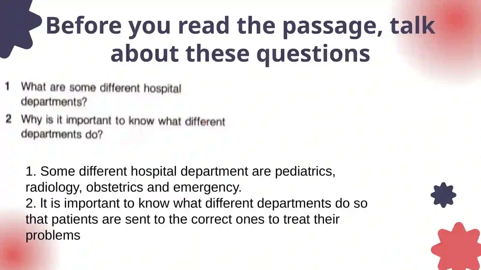 Hospital department 3