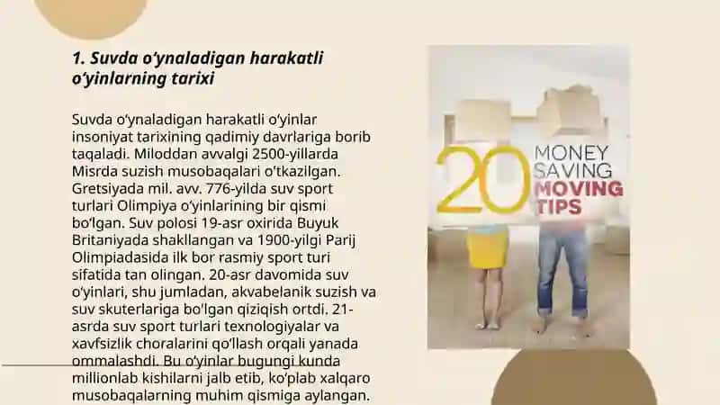 Suvda o‘ynaladigan harakatli o‘yinlar 3